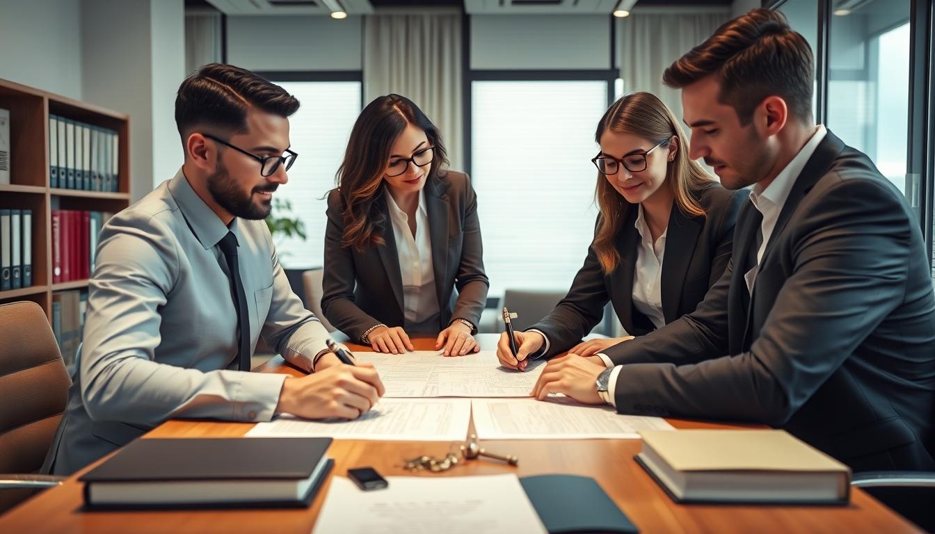 Real estate ownership transfer documents and closing confirmation